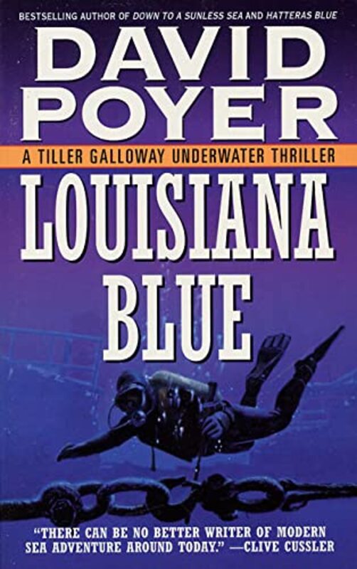 Book cover for "Louisiana Blue" by David Poyer