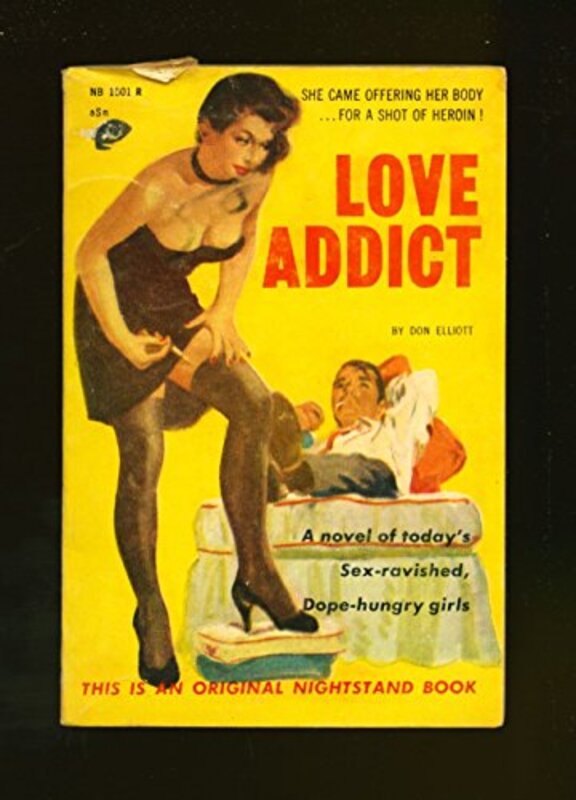 Book cover for "Love Addict" by Robert Silverberg
