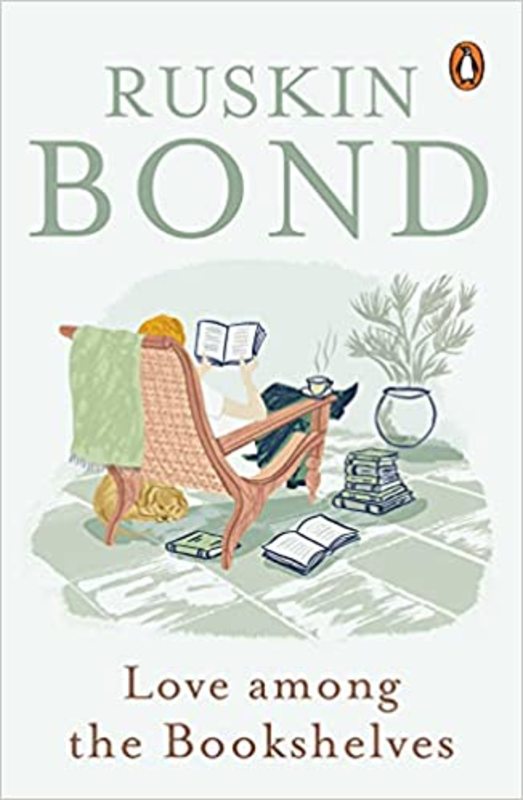 Book cover for "Love Among the Bookshelves" by Ruskin Bond