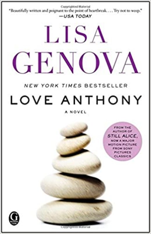 Book cover for "Love Anthony" by Lisa Genova