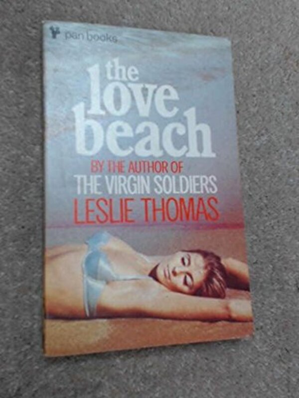 Book cover for "Love Beach" by Leslie Thomas