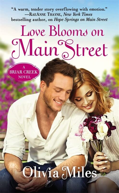 Book cover for "Love Blooms on Main Street" by Olivia Miles