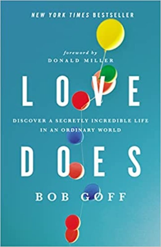 Book cover for "Love Does" by Bob Goff