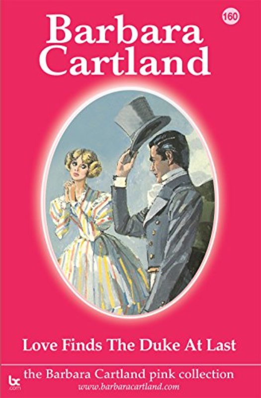 Book cover for "Love Finds the Duke at Last" by Barbara Cartland
