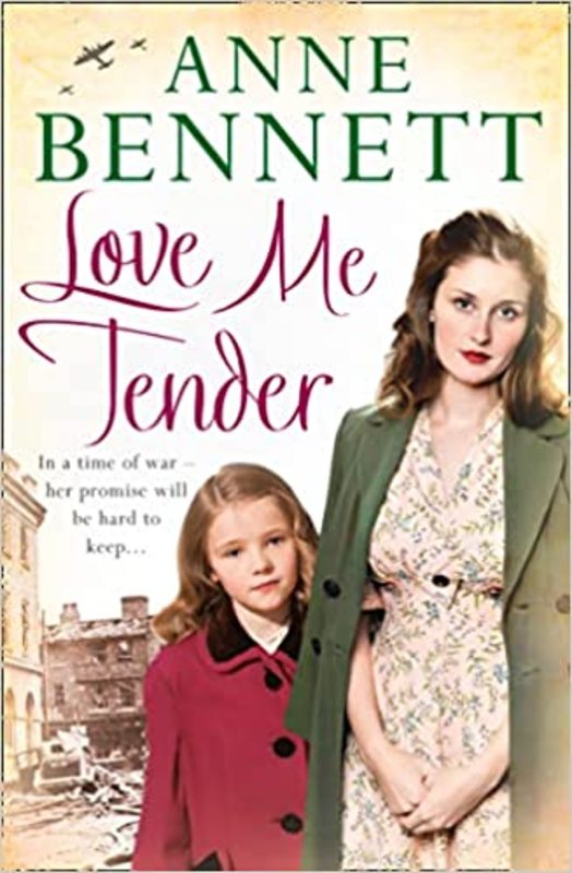 Book cover for "Love Me Tender" by Anne Bennett