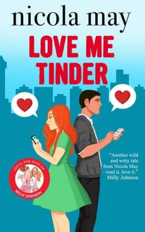 Book cover for "Love Me Tinder / It Started with a Click" by Nicola May