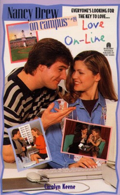 Book cover for "Love On-Line" by Mildred A Wirt