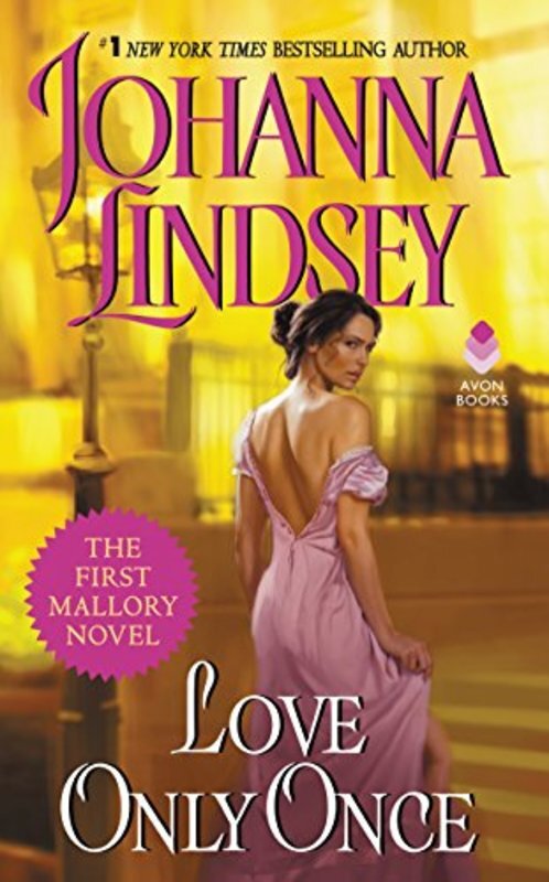 Book cover for "Love Only Once" by Johanna Lindsey