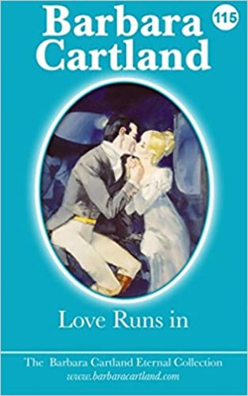 Book cover for "Love Runs In" by Barbara Cartland