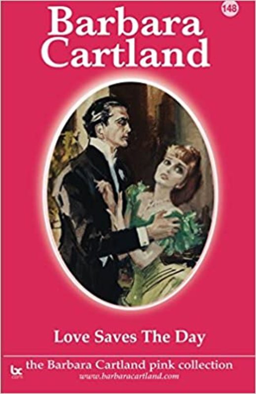 Book cover for "Love Saves the Day" by Barbara Cartland