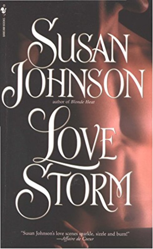 Book cover for "Love Storm" by Susan Johnson