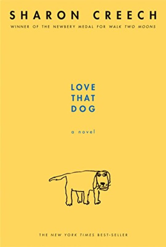 Book cover for "Love That Dog" by Sharon Creech