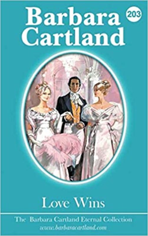 Book cover for "Love Wins" by Barbara Cartland