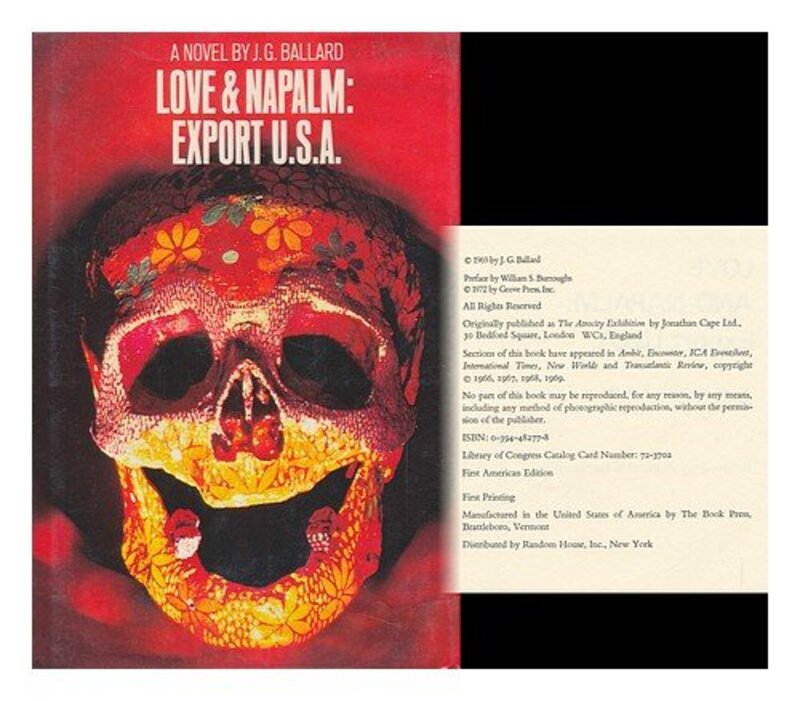 Book cover for "Love and Napalm" by JG Ballard