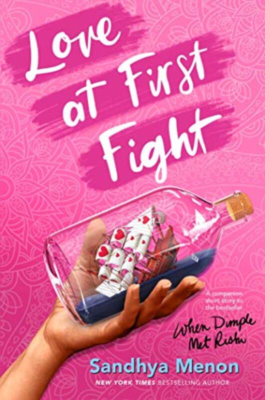 Book cover for "Love at First Fight" by Sandhya Menon