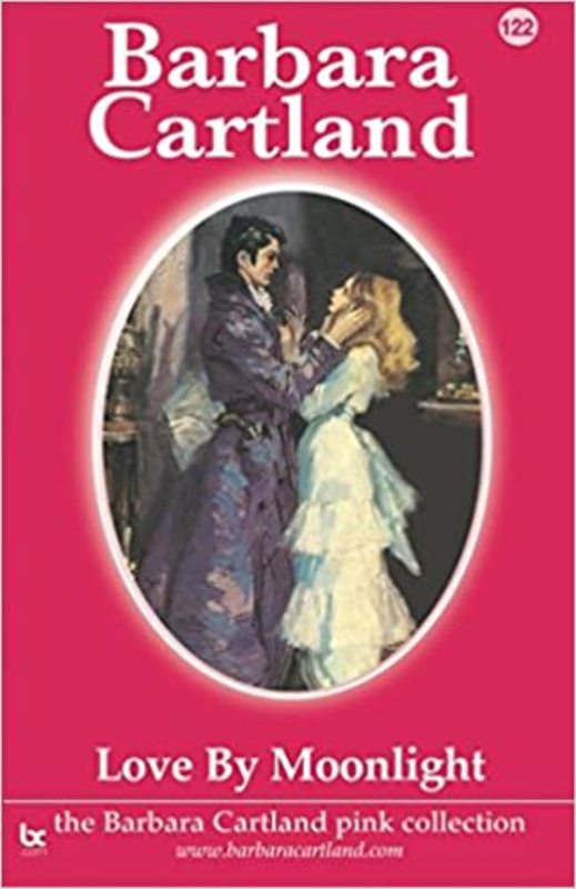 Book cover for "Love by Moonlight" by Barbara Cartland