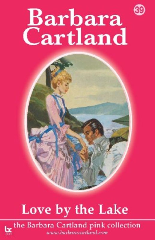 Book cover for "Love by the Lake" by Barbara Cartland