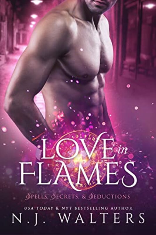 Book cover for "Love in Flames" by NJ Walters