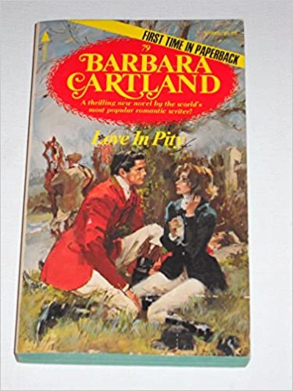 Book cover for "Love in Pity" by Barbara Cartland