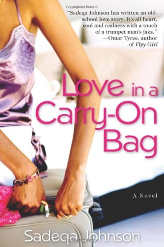 Book cover for "Love in a Carry-on Bag" by Sadeqa Johnson