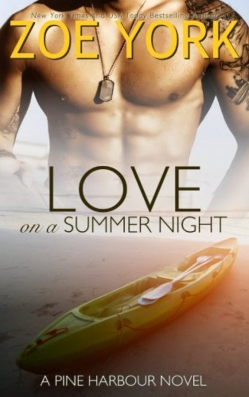 Book cover for "Love on a Summer Night" by Zoe York