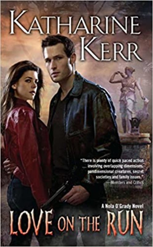 Book cover for "Love on the Run" by Katharine Kerr