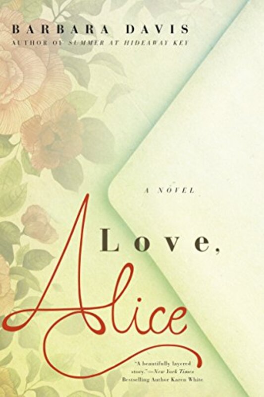 Book cover for "Love, Alice" by Barbara Davis