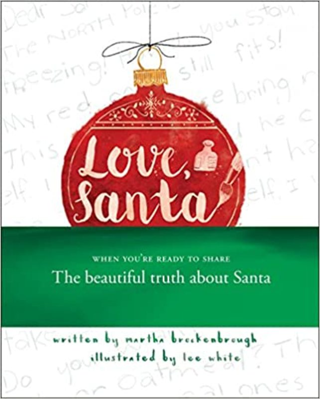 Book cover for "Love, Santa" by Martha Brockenbrough