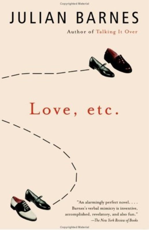 Book cover for "Love, etc." by Julian Barnes