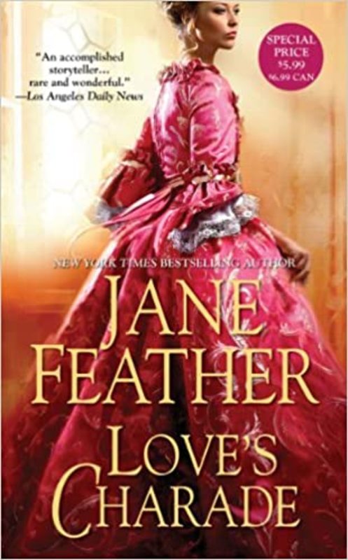 Book cover for "Love's Charade" by Jane Feather