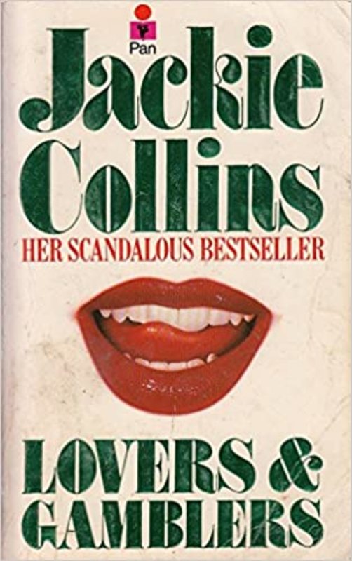 Book cover for "Lovers and Gamblers" by Jackie Collins