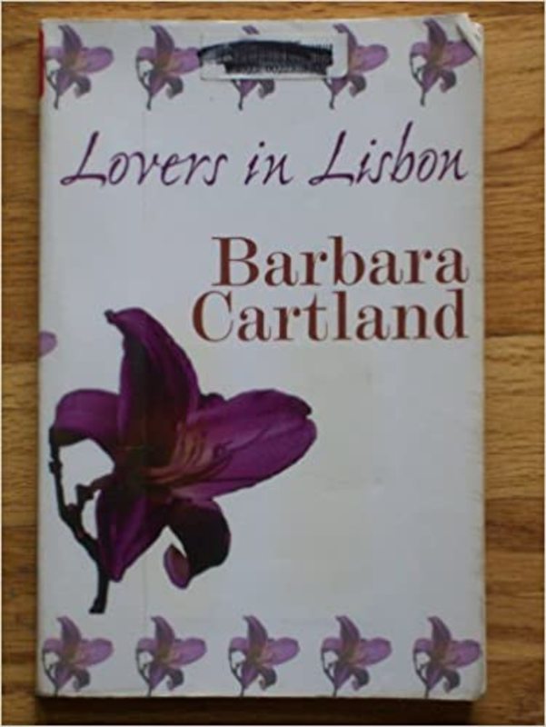 Book cover for "Lovers in Lisbon" by Barbara Cartland