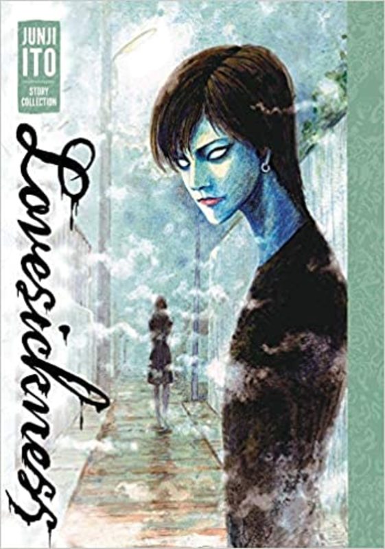 Book cover for "Lovesickness" by Junji Ito