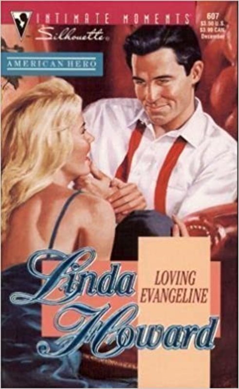 Book cover for "Loving Evangeline" by Linda Howard