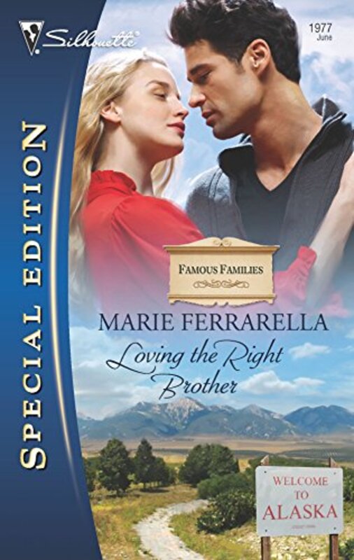 Book cover for "Loving the Right Brother" by Marie Ferrarella