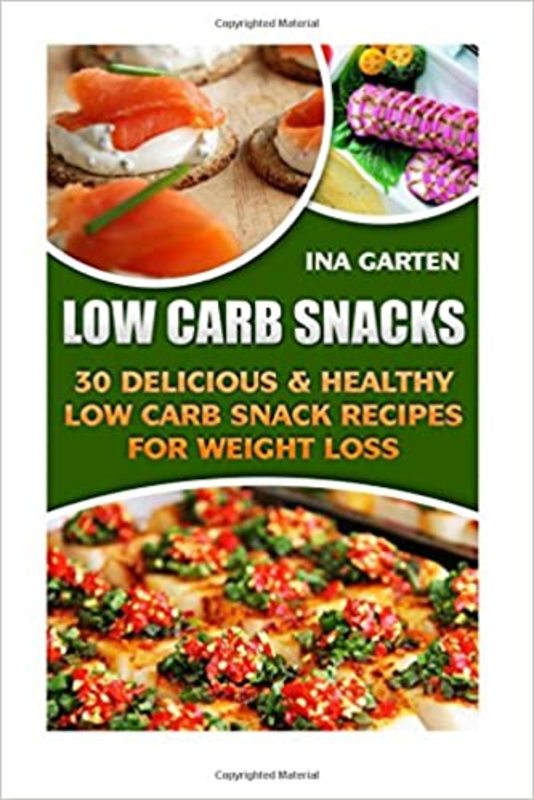 Book cover for "Low Carb Snacks" by Ina Garten