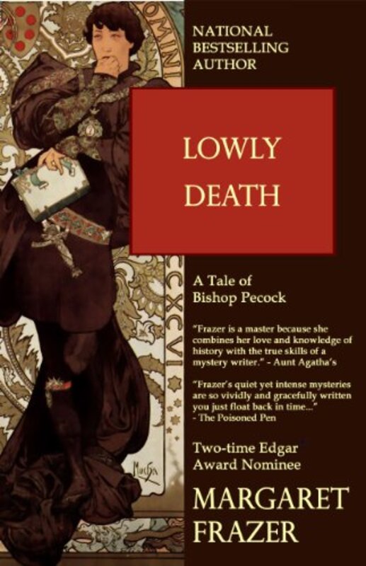 Book cover for "Lowly Death" by Margaret Frazer