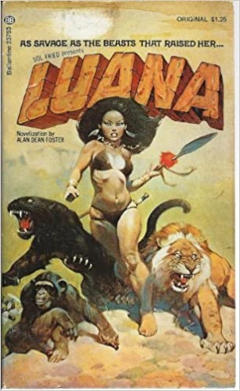 Book cover for "Luana" by Alan Dean Foster