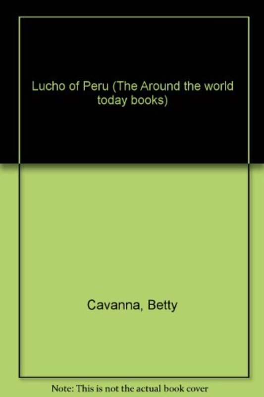 Book cover for "Lucho of Peru" by Betsy Allen
