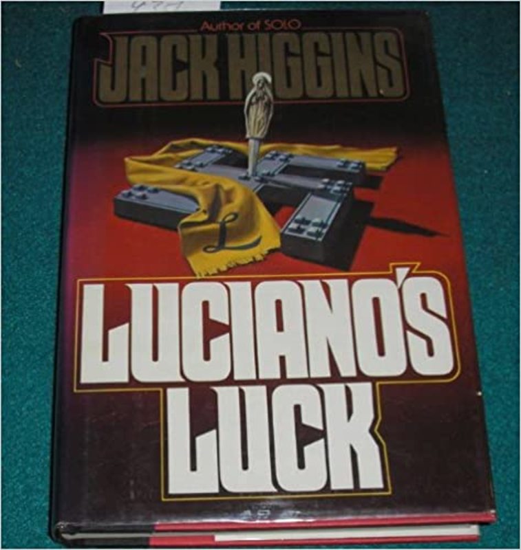 Book cover for "Luciano's Luck" by Jack Higgins