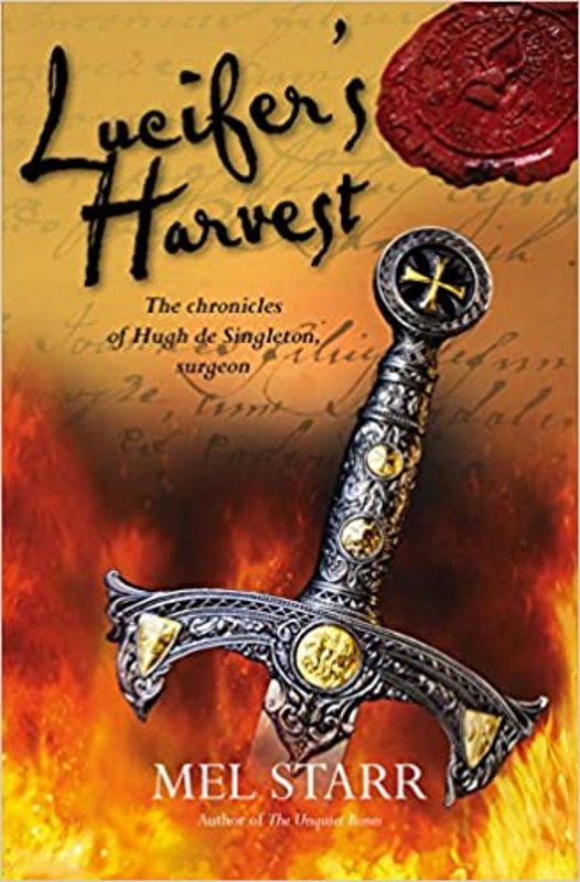 Book cover for "Lucifer's Harvest" by Mel Starr