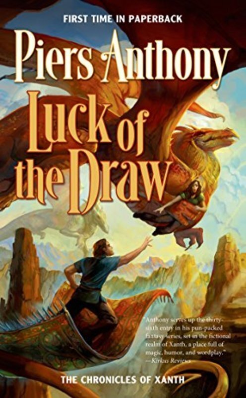 Book cover for "Luck of the Draw" by Piers Anthony