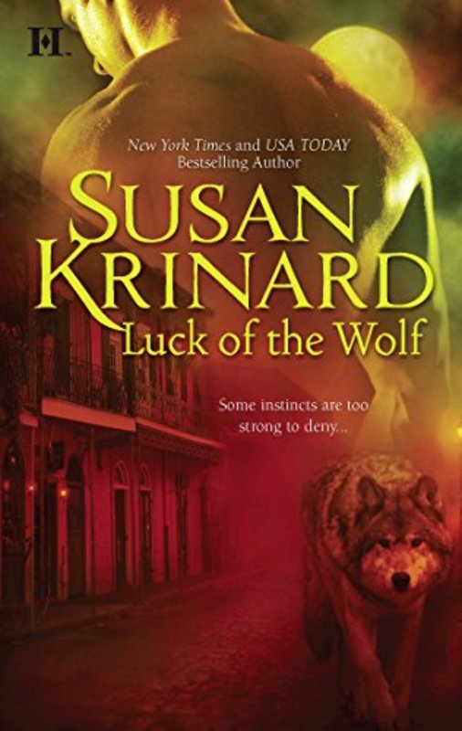 Book cover for "Luck of the Wolf" by Susan Krinard