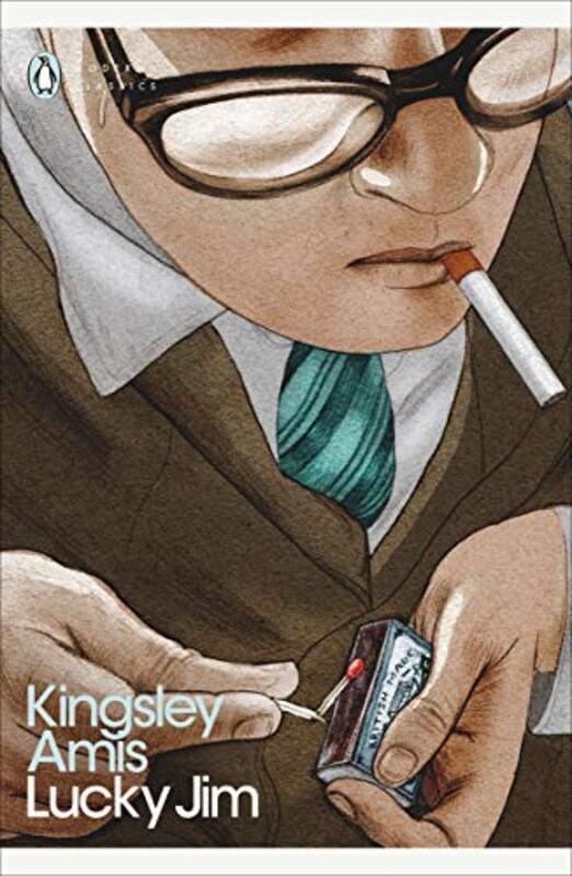 Book cover for "Lucky Jim" by Kingsley Amis