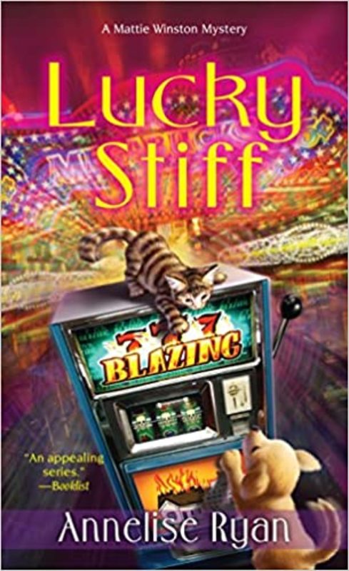 Book cover for "Lucky Stiff" by Beth Amos