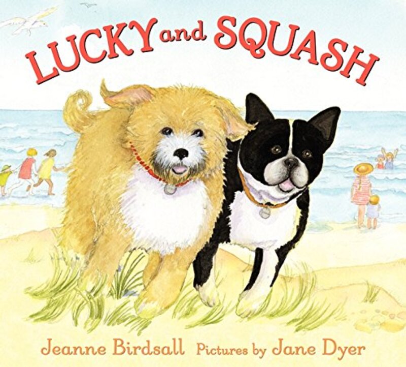 Book cover for "Lucky and Squash" by Jeanne Birdsall