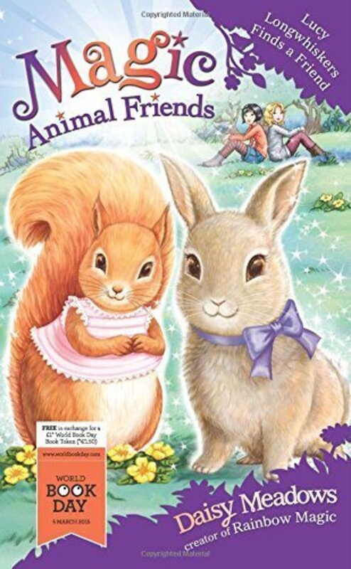 Book cover for "Lucy Longwhiskers Finds a Friend" by Daisy Meadows