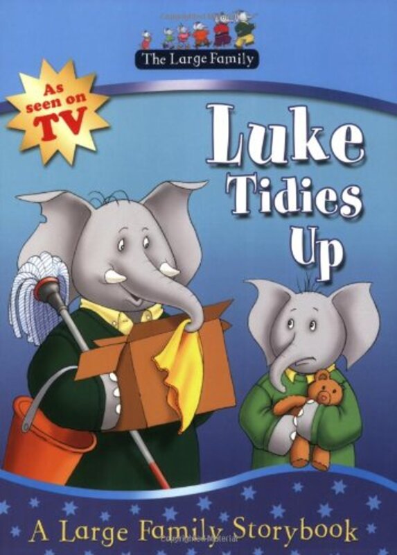 Book cover for "Luke Tidies Up" by Jill Murphy