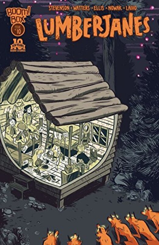 Book cover for "Lumberjanes #10" by Noelle Stevenson