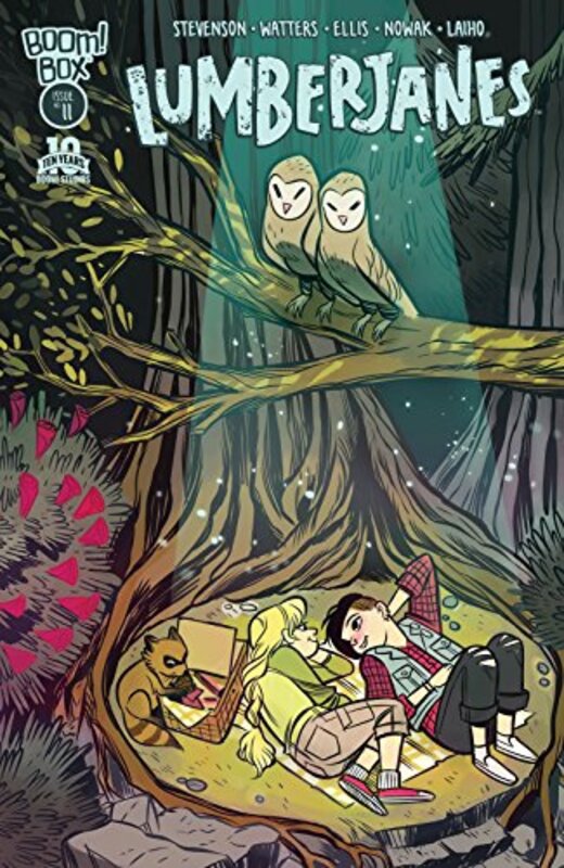 Book cover for "Lumberjanes #11" by Noelle Stevenson